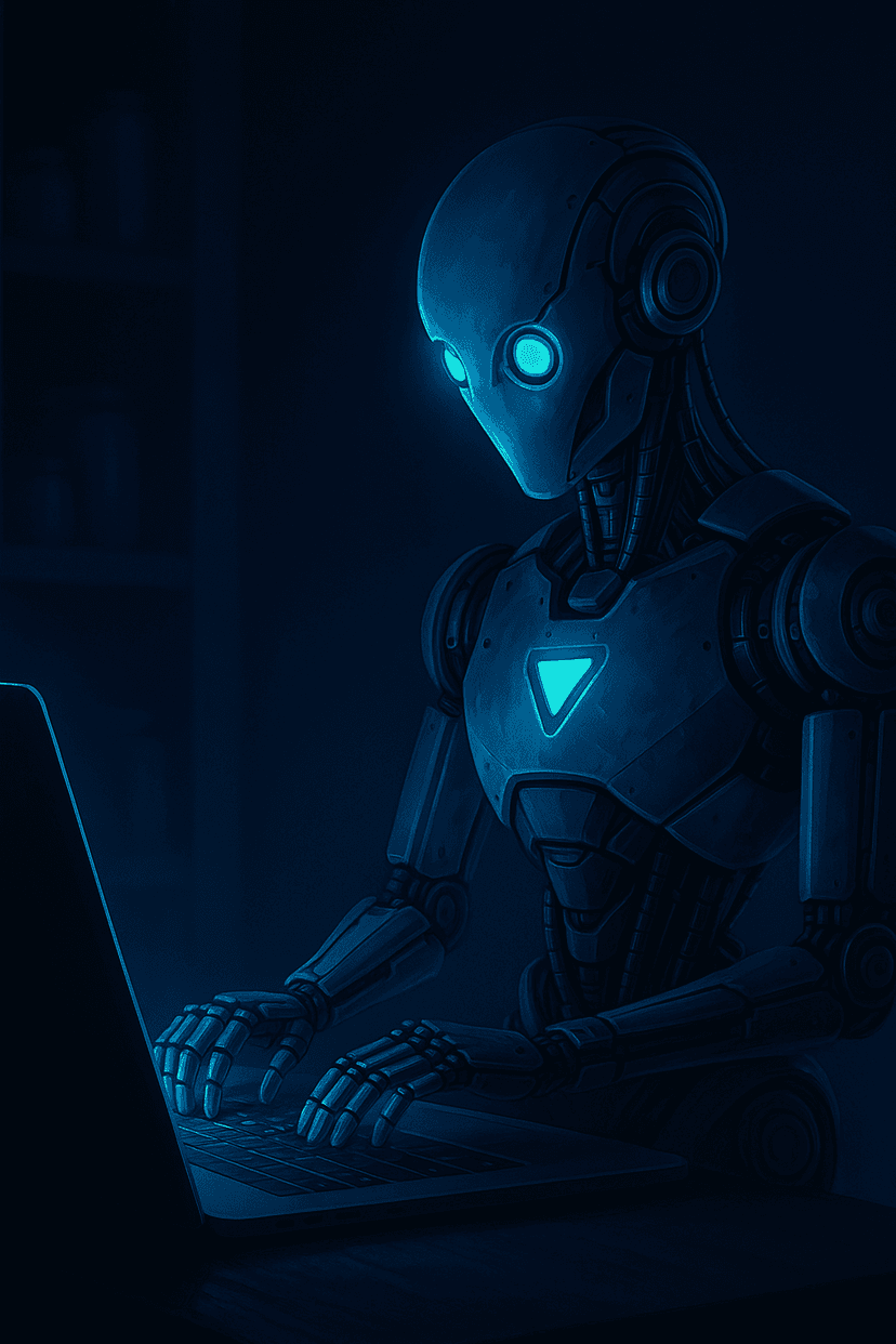 AI Robot Illustration
